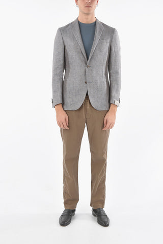 Check ACADEMY SOFT Side Vents 2-button Blazer