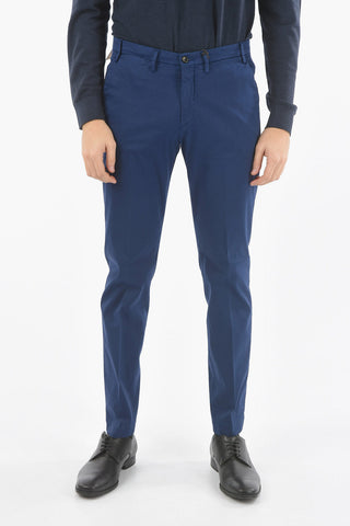 CC COLLECTION Slim Fit Plain Hem Trousers