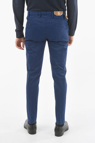 CC COLLECTION Slim Fit Plain Hem Trousers