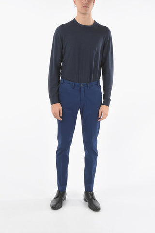 CC COLLECTION Slim Fit Plain Hem Trousers