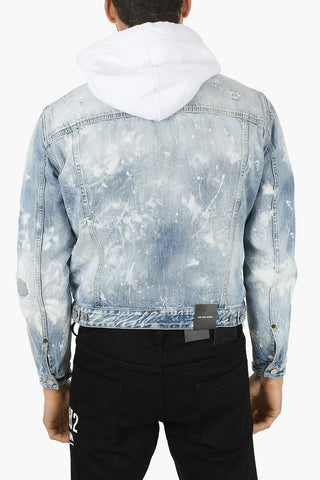 Light Wash DAN JEAN Distressed Denim Jacket