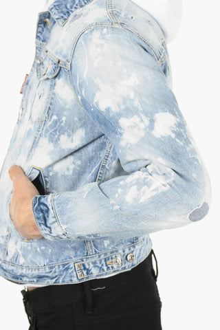 Light Wash DAN JEAN Distressed Denim Jacket