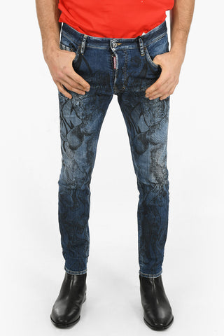 All-Over Printed SKATER Denims 16cm