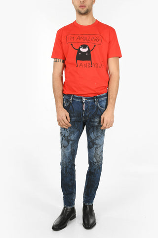 All-Over Printed SKATER Denims 16cm