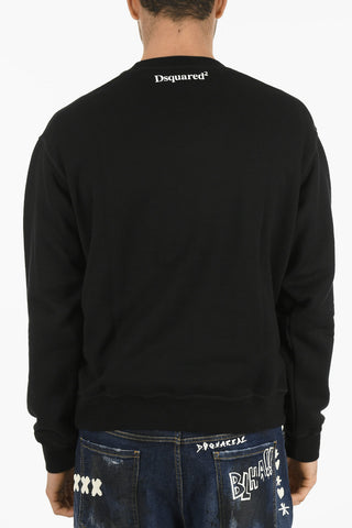 Crew Neck KEEP IT COOL Printed Sweatshirt