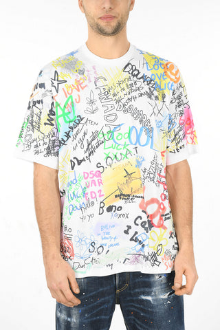 All-Over Graffiti SLOUCH FIT T-Shirt