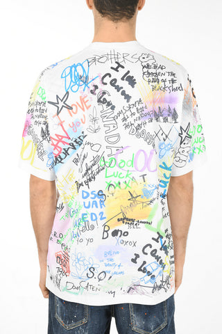 All-Over Graffiti SLOUCH FIT T-Shirt