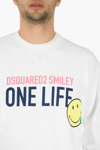 ONE LIFE ONE PLANET SMILEY Crew-neck COOL FIT Sweatshirt