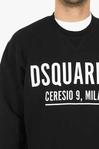 Felpa Girocollo COOL FIT con Logo Stampato