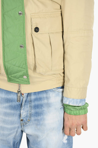 Giubbotto Utility con Gilet in Denim Removibile