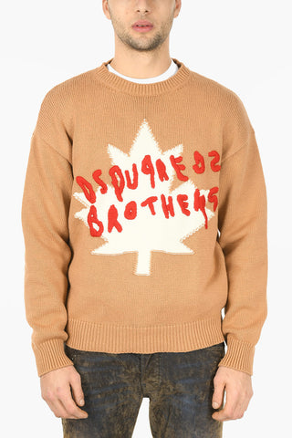 Crew Neck D2 BROTHER Embroidered Pullover