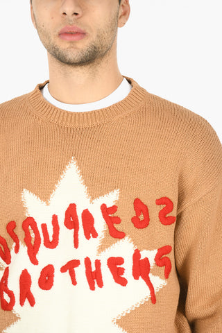 Crew Neck D2 BROTHER Embroidered Pullover