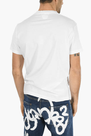 Crew Neck HEART Cotton T-Shirt