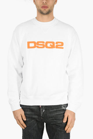 Crew Neck DSQ2 COOL FIT Front Logoed Sweatshirt