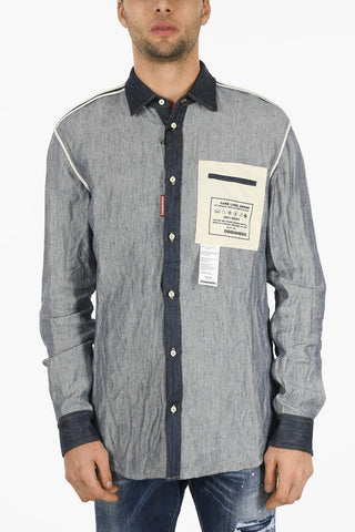 Breast Pocket REVERSE FLax Shirt
