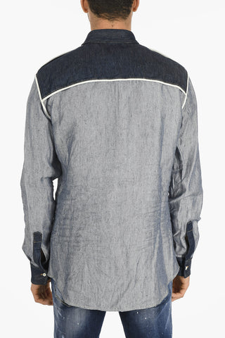 Breast Pocket REVERSE FLax Shirt