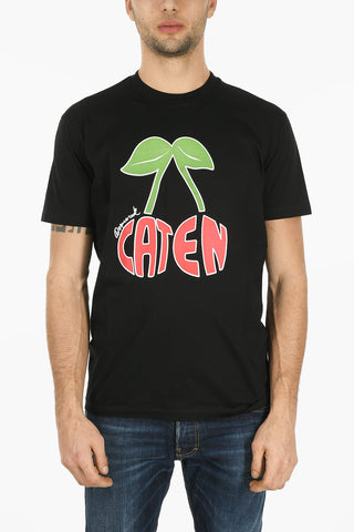 면 티셔츠 COOL FIT CATEN 전면 프린트