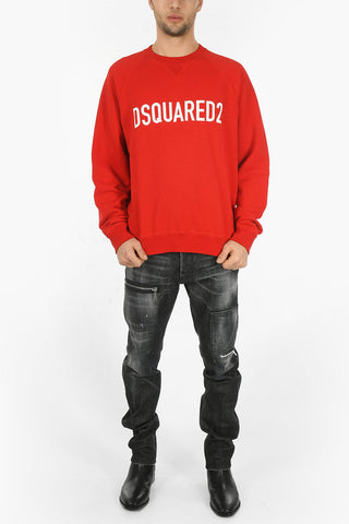 Felpa Girocollo COOL RAGLAN FIT con Logo Stampato