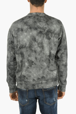 Crew Neck COOL FIT Tie Dye Printed Sweatshirt