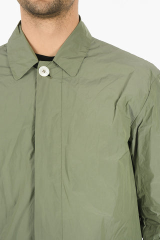 Overshirt 64/95 in Nylon con Abbottonatura Nascosta