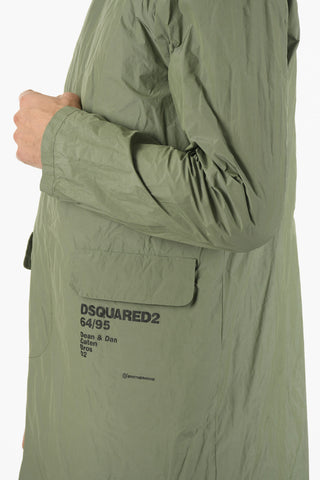 Overshirt 64/95 in Nylon con Abbottonatura Nascosta
