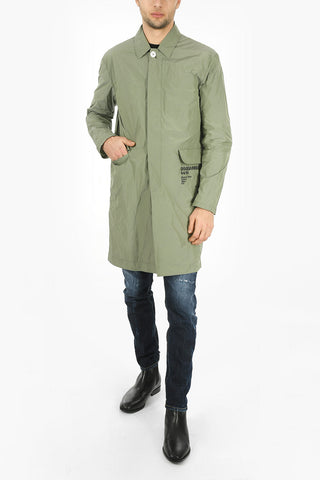 Overshirt 64/95 in Nylon con Abbottonatura Nascosta