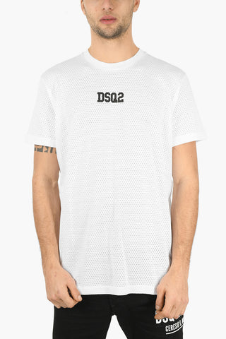 T-Shirt Girocollo in Cotone Traspirante