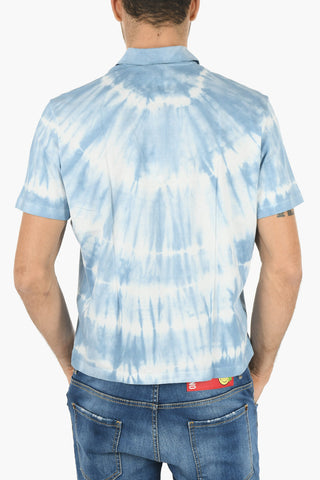 Tie Dye Motif BOX FIT Polo