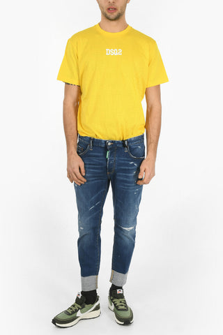 Printed SAILOR FIT Denims with Patch 17cm