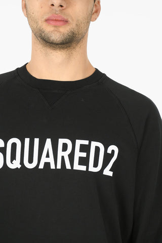 Printed Logo COOL RAGLAN FIT Crew Neck Sweatshirt