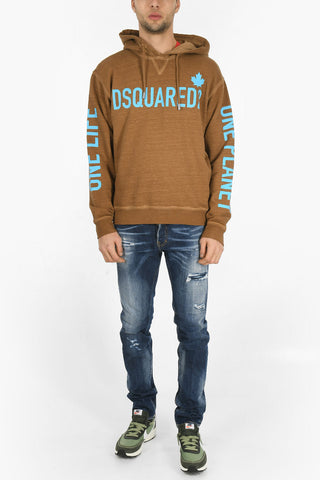 ONE LIFE ONE PLANET Hoodie COOL FIT Sweatshirt with Logo Lettering
