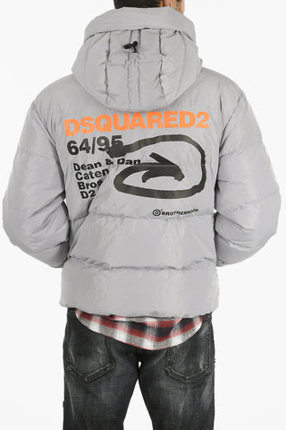 Printed Quilted Down Jacket