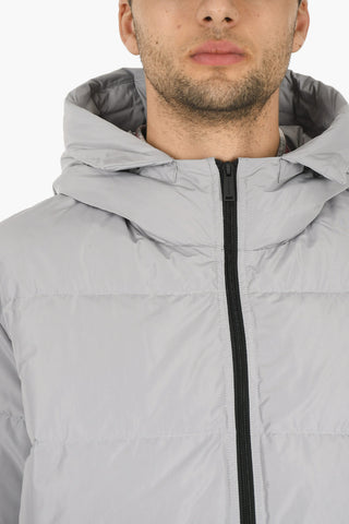 Printed Quilted Down Jacket