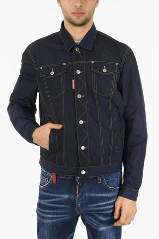 Giubbotto TAFF DAN JEAN in Denim Lavaggio Scuro