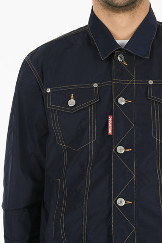 Giubbotto TAFF DAN JEAN in Denim Lavaggio Scuro