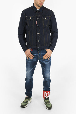 Giubbotto TAFF DAN JEAN in Denim Lavaggio Scuro