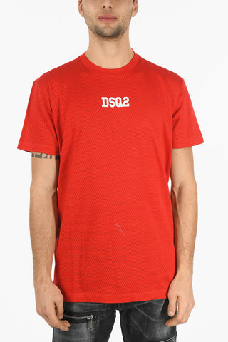 T-Shirt Girocollo in Cotone Traspirante