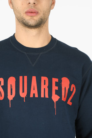 Crew Neck COOL FIT Printed Logo Sweatshirt