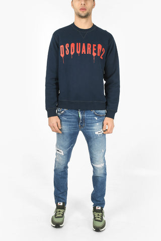 Crew Neck COOL FIT Printed Logo Sweatshirt