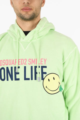 ONE LIFE ONE PLANET SMILEY Hoodie COOL GUY Sweatshirt