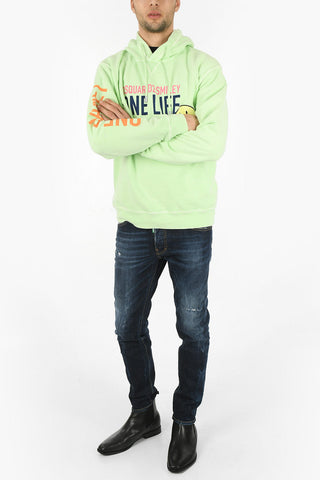 ONE LIFE ONE PLANET SMILEY Hoodie COOL GUY Sweatshirt