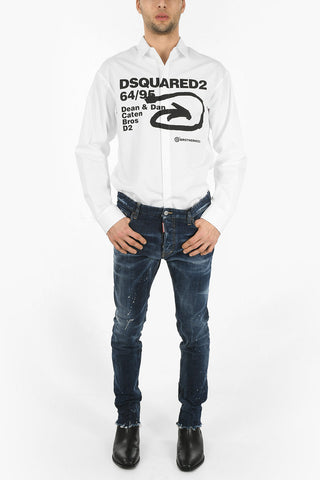 Raw Cut-edged COOL GUY FIT Denims 16cm