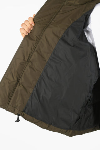 Front Zipped Puffer Down Jacket with Hood