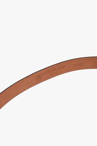 Metal Buckle Suede Belt