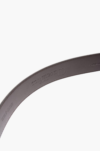 ID Leather and Suede Double-Face Belt