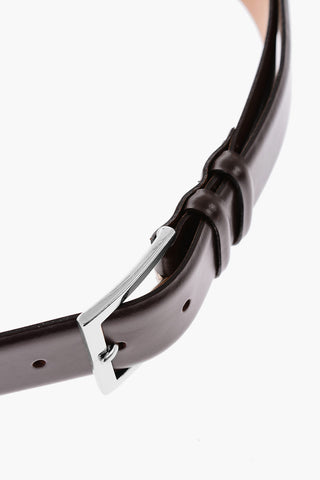 Metal Buckle Leather Belt