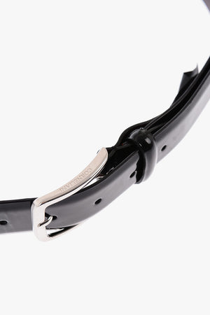 CC COLLECTION Cintura in Vernice con Fibbia in Metallo