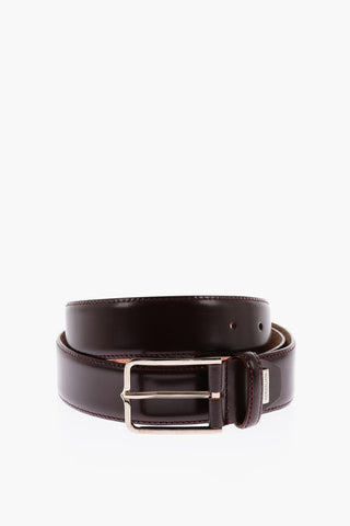 Metal Buckle Leather Belt