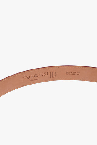 ID Metal Buckle Suede Belt