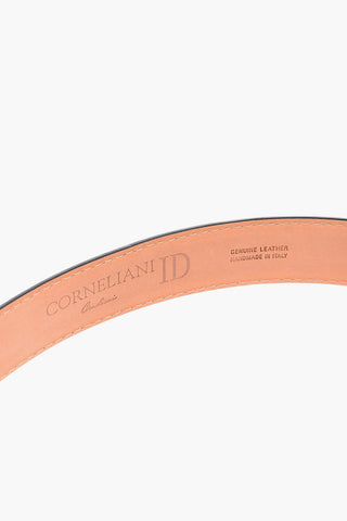 ID Metal Buckle Suede Belt